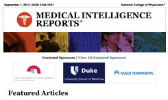 Medical Intelligence Reports - nursing journal